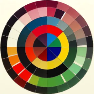 Vibrant Circles: Modern Graphic Mosaic Tile Design