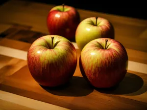 Fresh and Juicy Organic Tomatoes and Apples