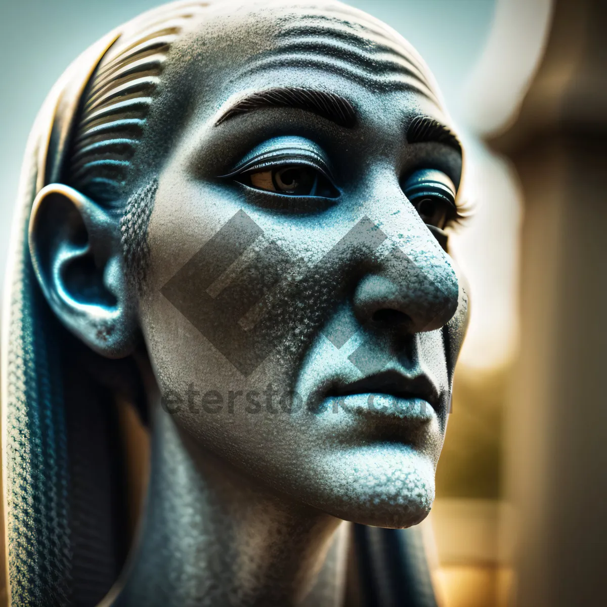 Picture of Sculpted Mask: A Multicultural Portrait of Religious Art.