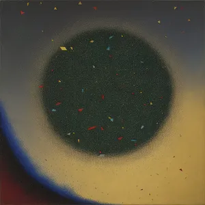 Galactic Wet Circles in Glass Container