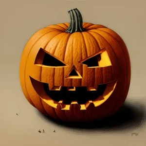 Spooky Jack-O'-Lantern Pumpkin Lantern for Fall