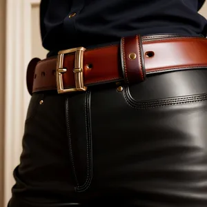 Fashionable Leather Holster Bag with Buckle
