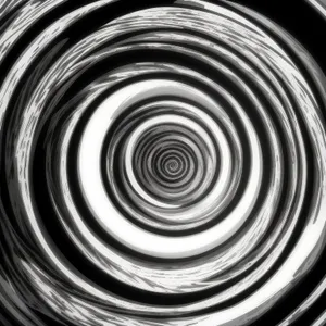 Spiraling Tunnel of Abstract Motion