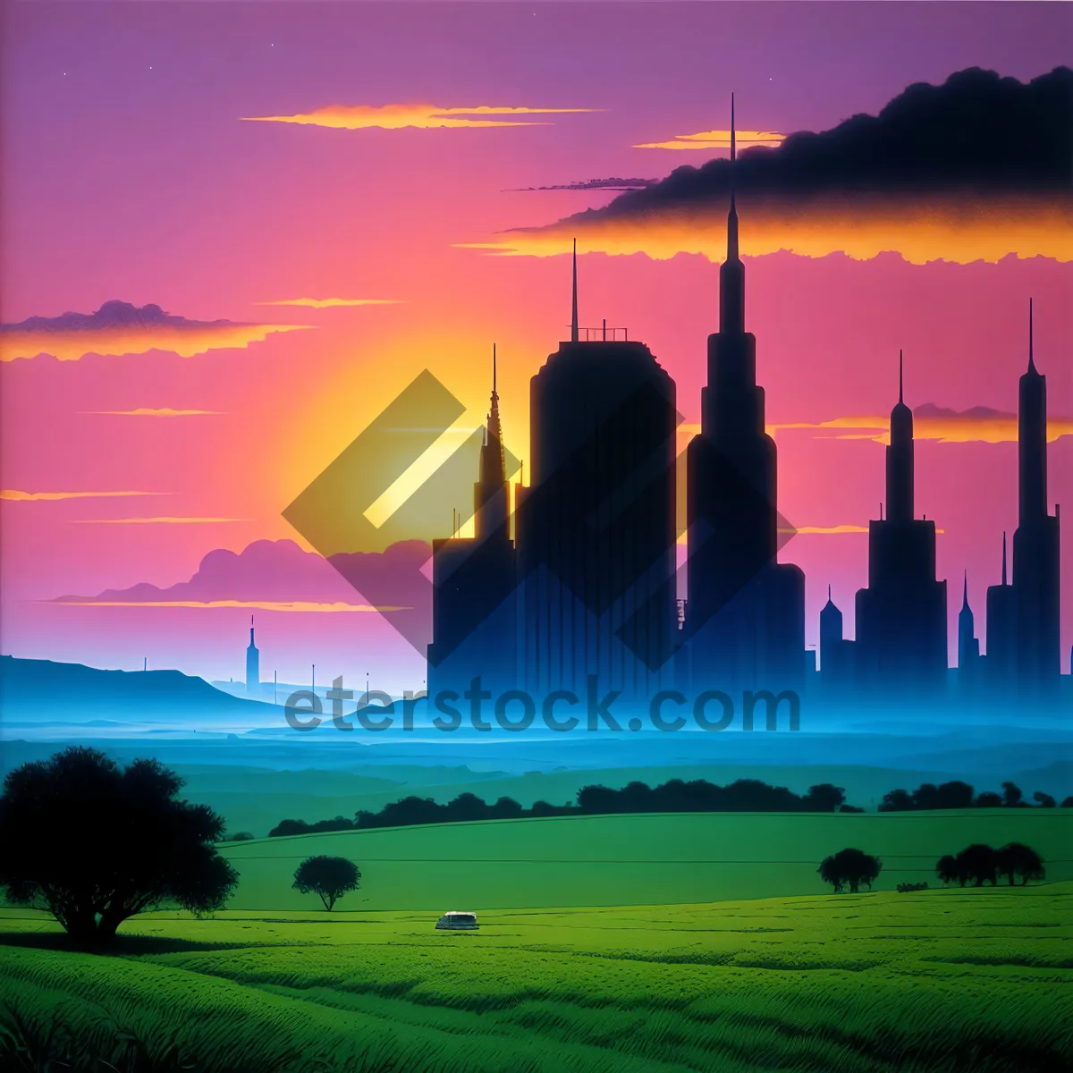 Picture of Serenity in the Summer Sky