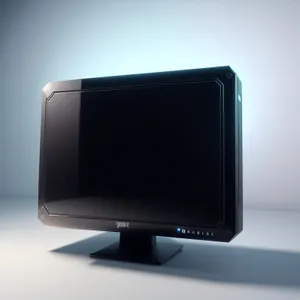 Modern Wide Flat Screen Monitor for Business and Entertainment