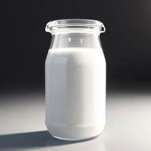 Healthy Milk in Glass Bottle - Nutritious Dairy Beverage