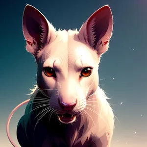 Stylish Kitty: A Fashionable Portrait with Mesmerizing Eyes