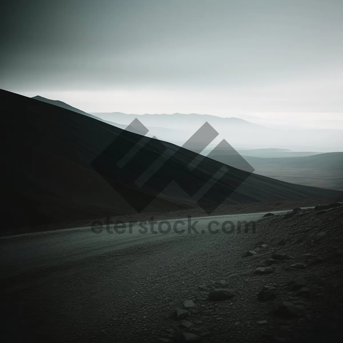 Picture of Skyline Drive through Desert Mountains