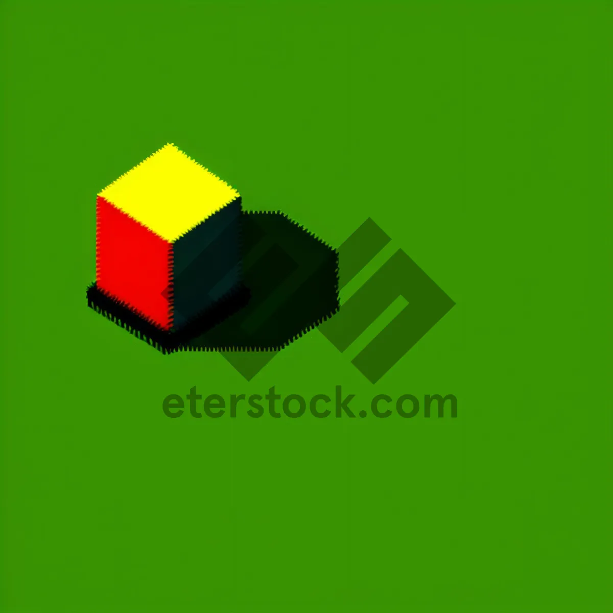 Picture of 3D House Symbol for Real Estate Business