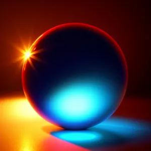 Vibrant 3D Glowing Circle Button Set