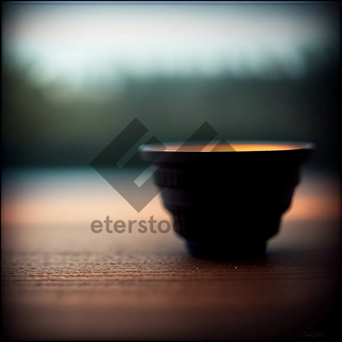 Picture of Hot black tea in a graceful cup