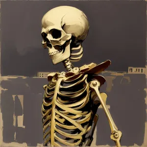 Terrifying Skeleton Mask - Bone-Chilling Spooky Horror