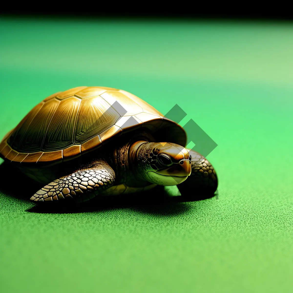 Picture of Slow and Steady Shell: Terrapin Turtle in Close-up