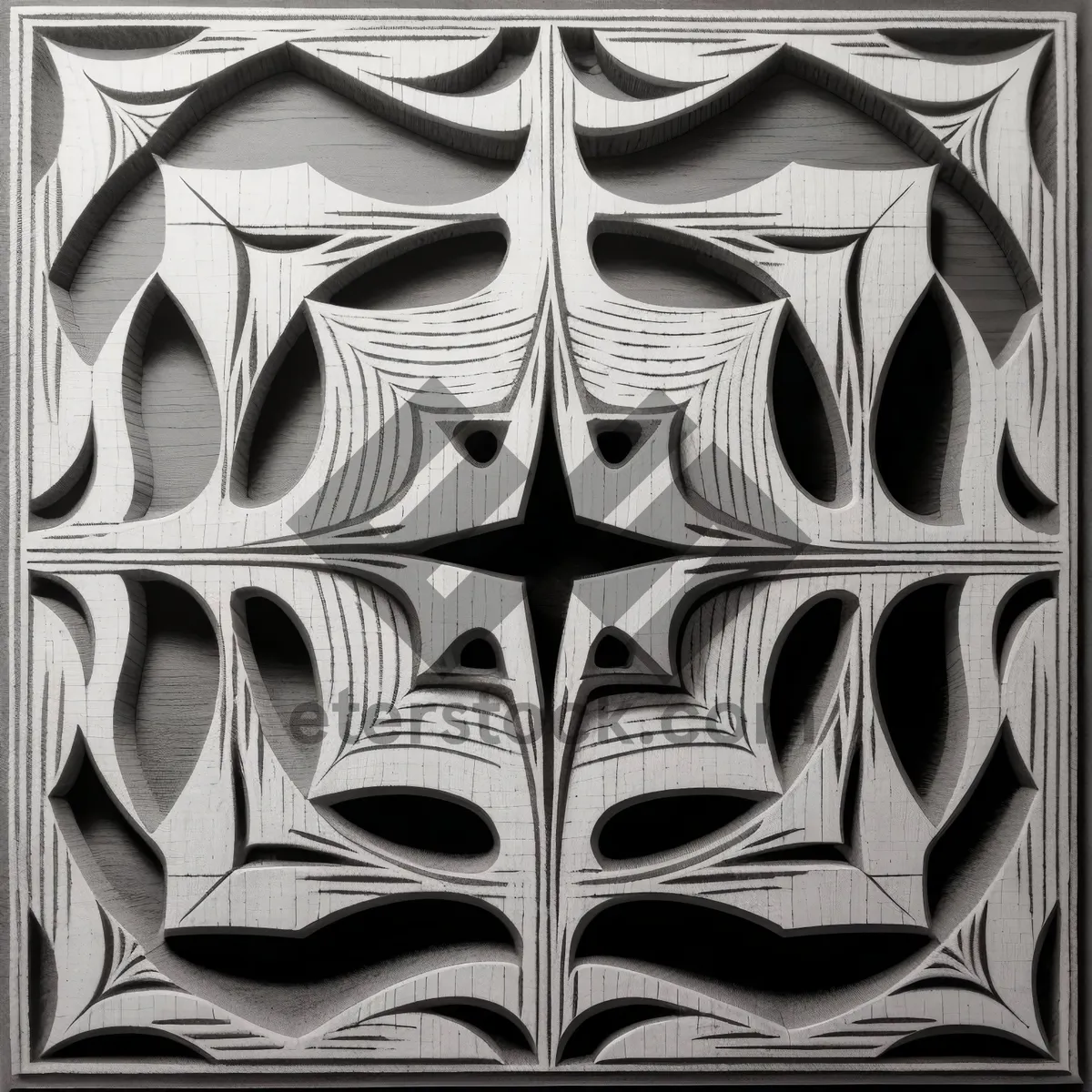 Picture of Decorative Damask Pattern Tile Design