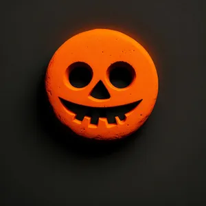 Spooky Reel Film Lantern: Pumpkin Face of Horror