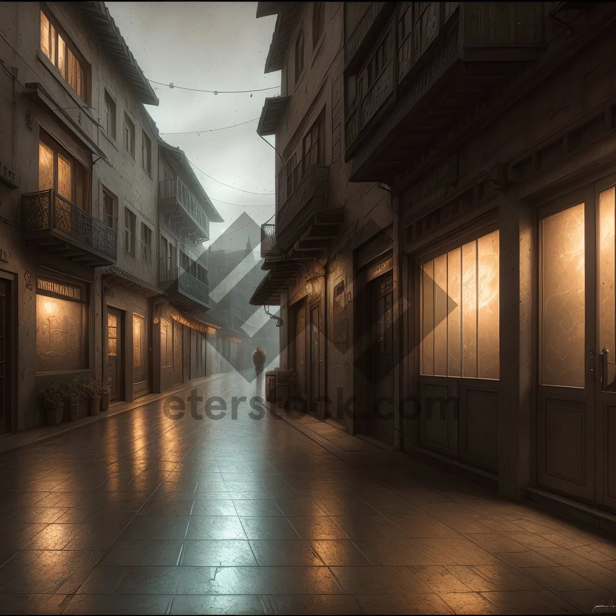 Picture of Old Prison Corridor in Historic Institution