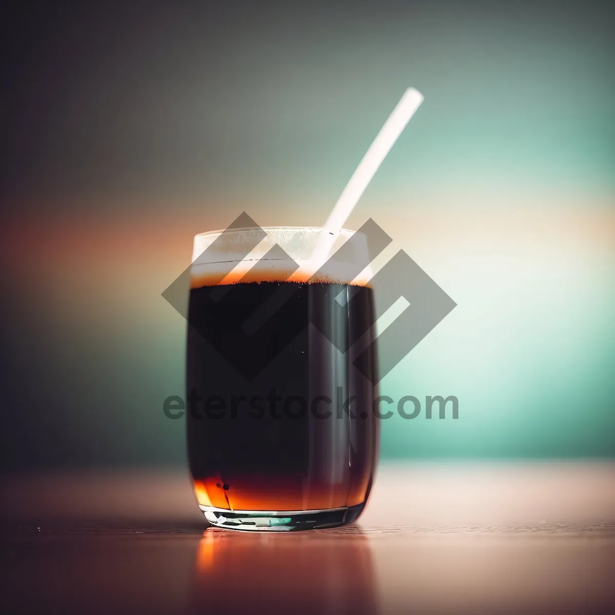 Picture of Refreshing Fruit-Vodka Infused Tea Syrup in Glass Cup