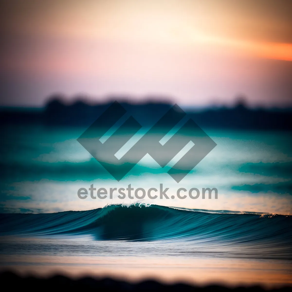 Picture of Sunset Reflections on a Tropical Beach