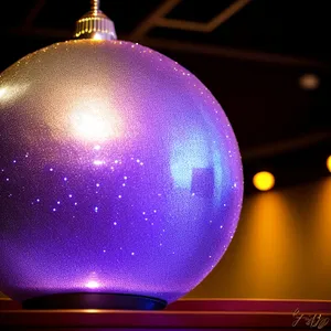 Sparkling Illumination: Festive 3D Globe Ornament