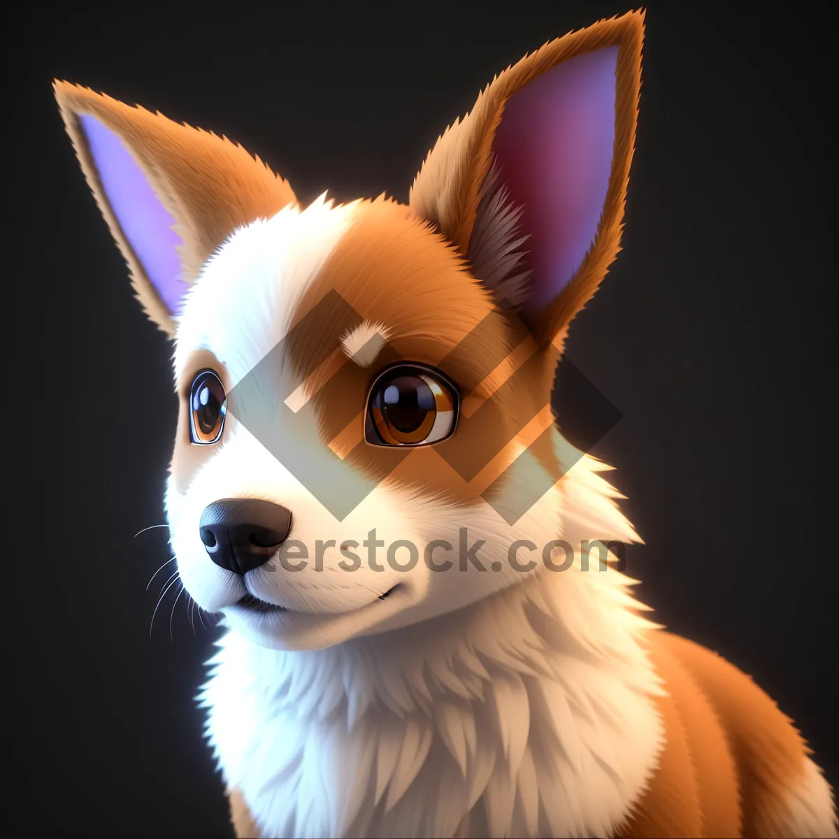 Picture of Adorable Kitty and Chihuahua Duo: Playful Pets with Expressive Eyes
