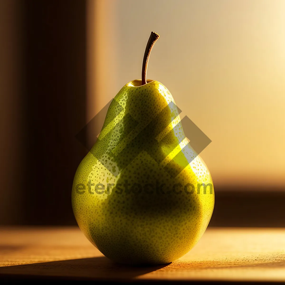 Picture of Ripe and Juicy Yellow Lemon Pear