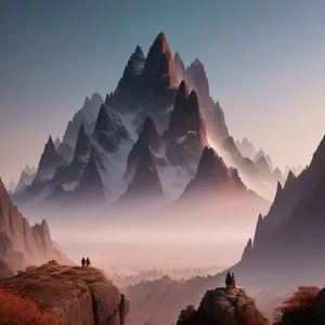 Alpine Majesty: A Breath-taking Mountain Landscape
