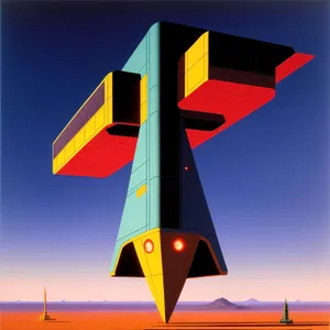 3D Arrow Sign Symbol