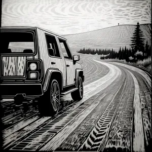 Winter Road Trip: Snowy Transport Adventure