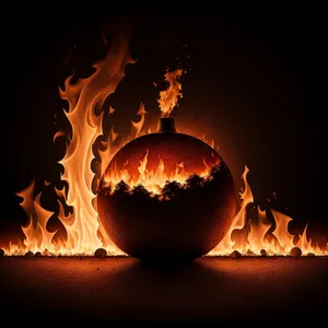 Fiery Blaze: A Stunning Symbol of Burning Heat