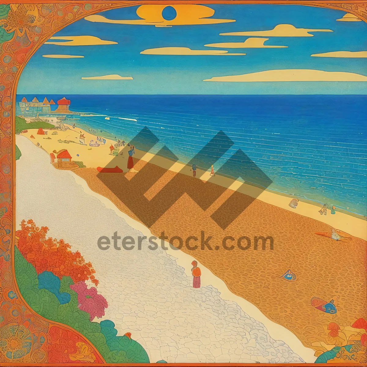 Picture of Sun-Kissed Tropical Beach Paradise