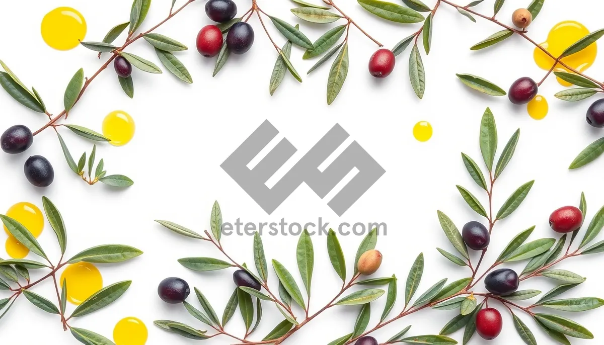 Picture of Healthy sweet cherry fruit decoration for holiday celebration.