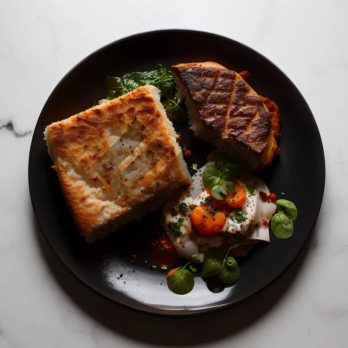 Picture of Delicious Grilled Chicken Salad with Fresh Vegetables