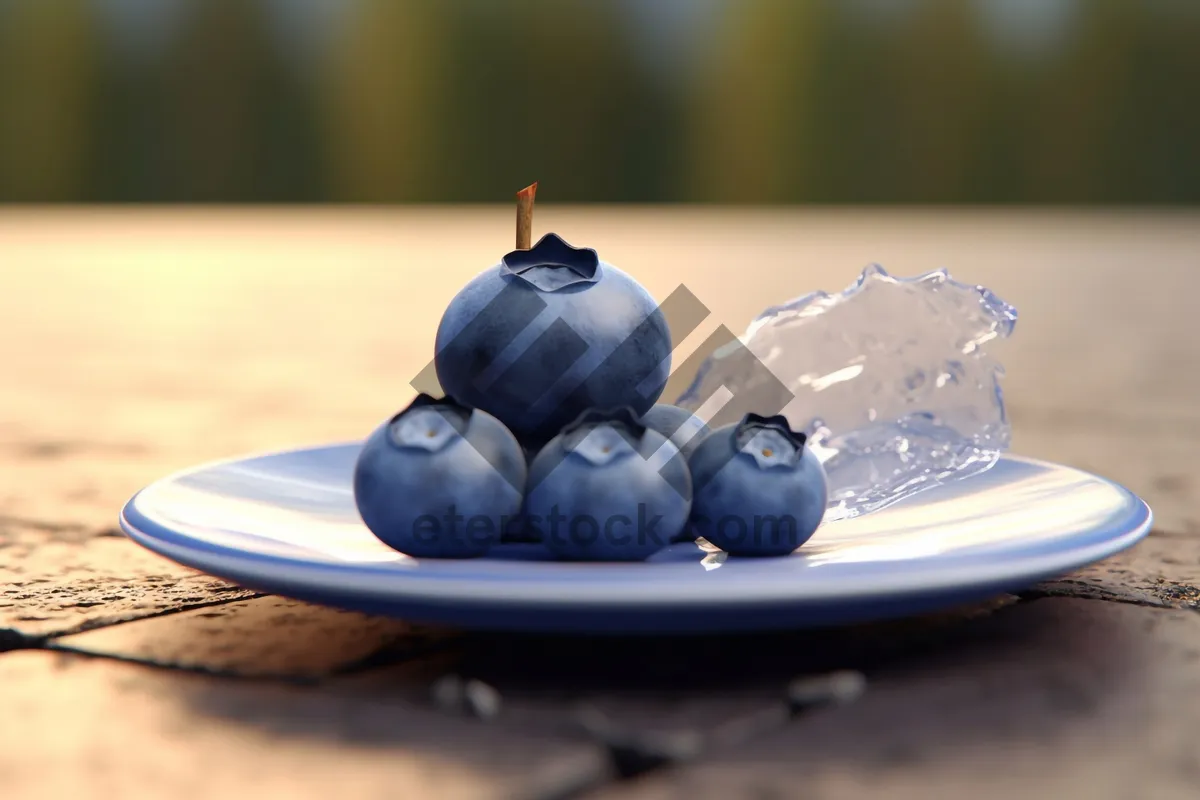 Picture of Juicy Blueberries- Delicious and Nutritious Snack Option