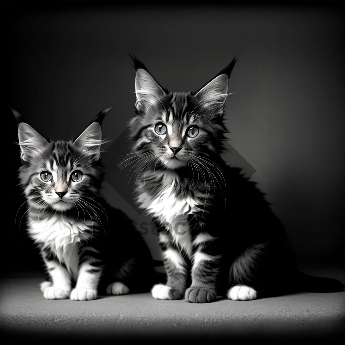 Picture of Playful Gray Tabby Kitty with Expressive Eyes