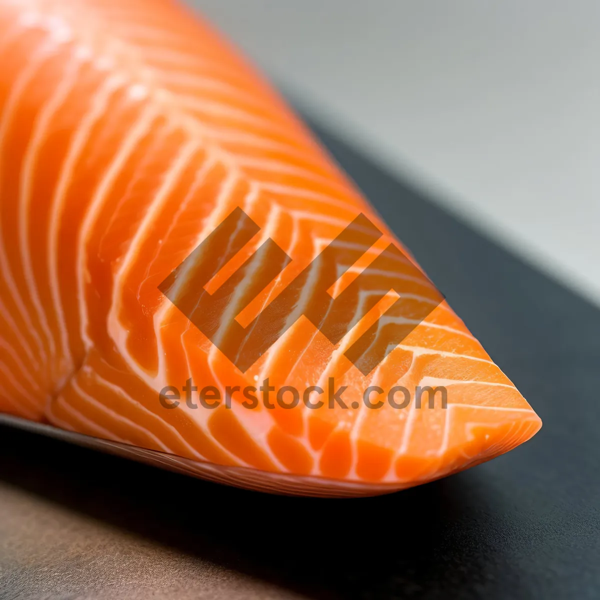 Picture of Freshly Prepared Citrus Salmon Plate: Gourmet Seafood Dinner