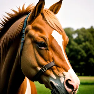 Breathtaking Thoroughbred Stallion: Majestic Equine Beauty