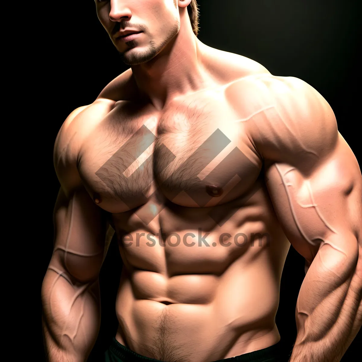 Picture of Muscular Sensation: Powerful and Attractive Male Body