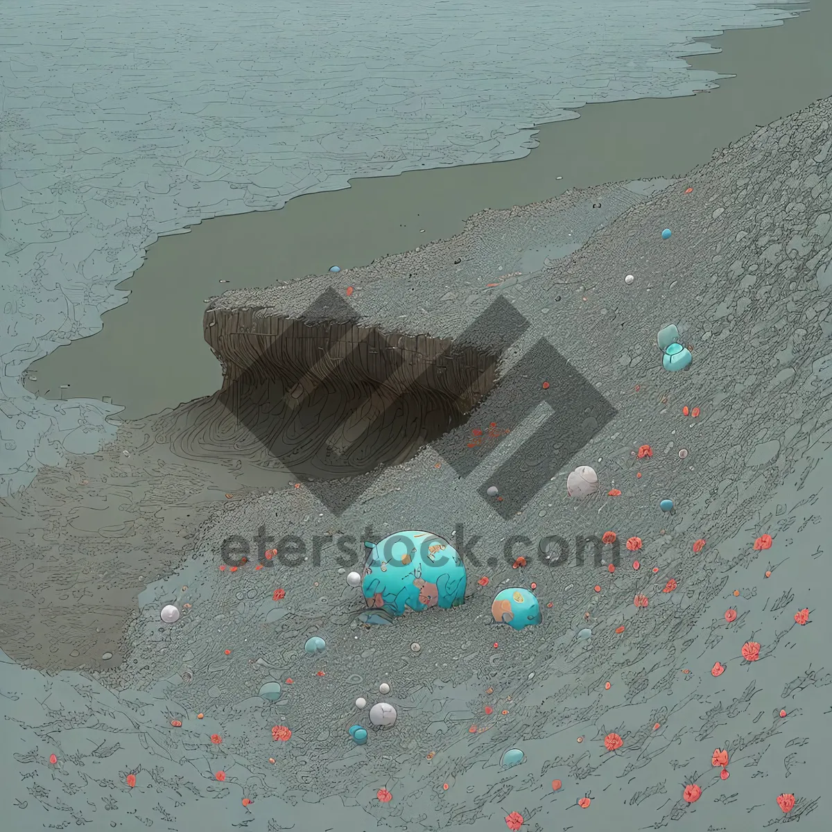 Picture of Sun-kissed Seaside Escape: Summer Serenity by the Shoreline