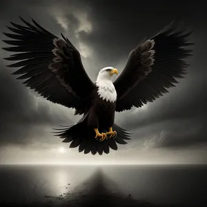  Majestic Bald Eagle in Flight 