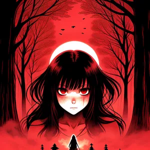 Midnight Graveyard: A Spooky Halloween Art