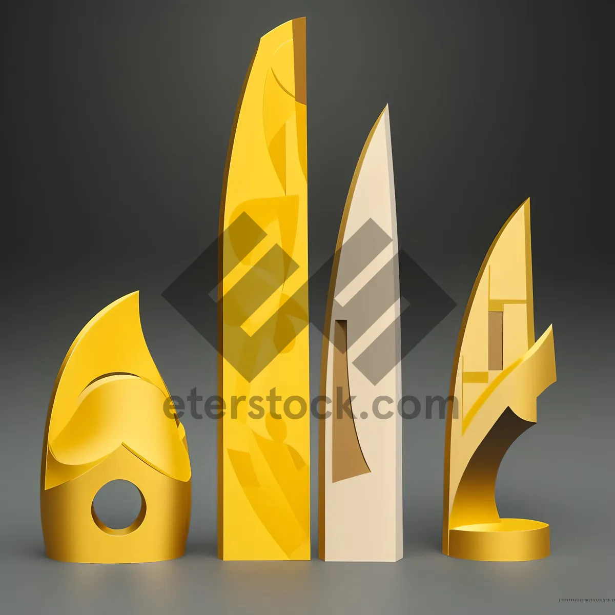 Picture of 3D surfer icon symbol button design