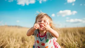 Portrait of Happy Mother and Child Smiling Outdoors