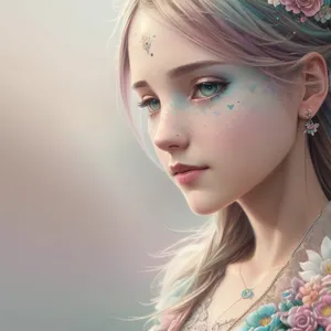 Blonde Beauty: Sensual Fashion Model with Stunning Smile