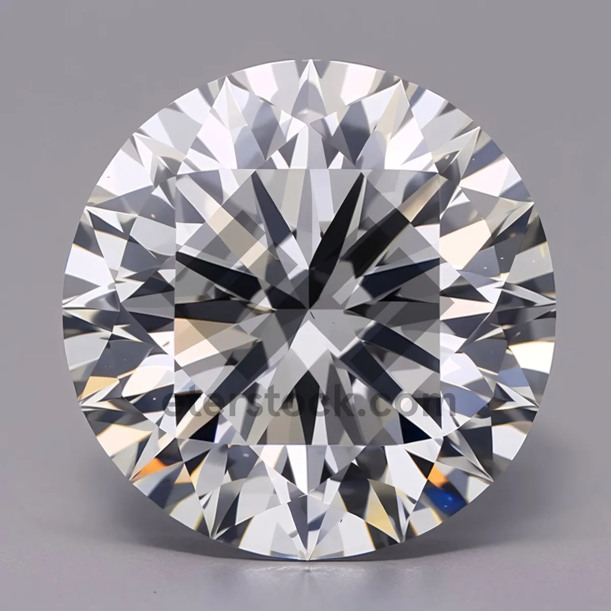 Picture of Sparkling Gemstone: A Brilliant, Crystal-Clear Diamond
