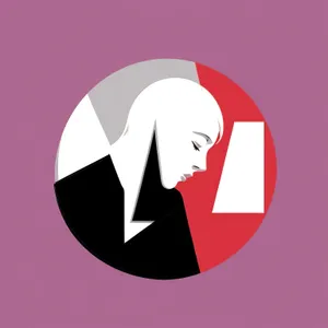 Symbolic Flag Silhouette Art Sign