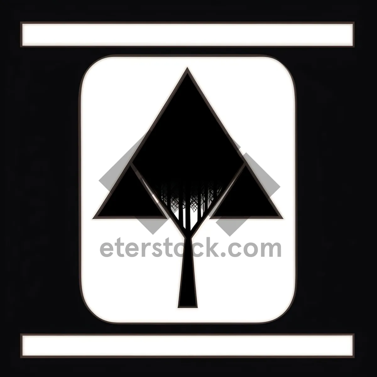 Picture of Black Gem Heraldry Symbol Icon Design Graphic