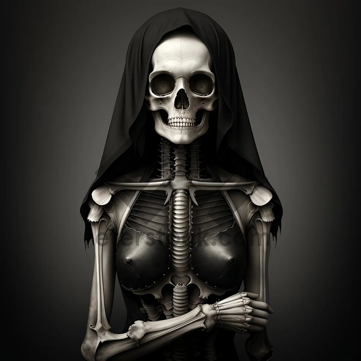 Picture of Skeletal Anatomy: The Eerie Pirate Coquette
