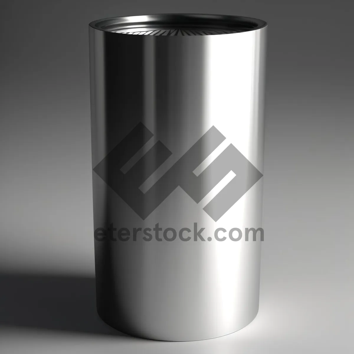 Picture of Clean Metal Bottle with Lotion Container