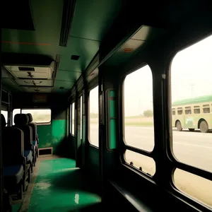 Modern Urban Passenger Car Interior