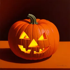 Spooky Season's Lantern: Jack-o'-Lantern Pumpkin Decoration